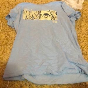 Anime shirt blue size s